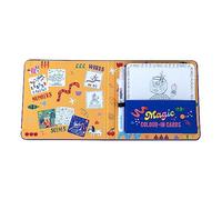 Floss & Rock - Magic Colour Changing Water Cards - Pets Theme, 10 Reusable Cards and Water Pen - Mess Free Colouring Set for Age 3+, FSC Certified, Printed with Soy Inks