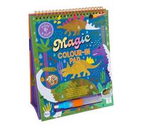 Floss & Rock Magic Water Colour-In Drawing Flip Pad - Dinosaur Floss & Rock Multicolor
