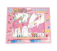 Floss & Rock Magic Water Colouring Placemats - Rainbow Fairy Floss & Rock Multicolor