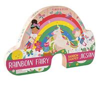 Floss & Rock Rainbow Fairy 80 Piece Rainbow Shaped Jigsaw