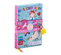 Floss & Rock Rainbow Fairy My Scented Secret Diary, Strawberry Scent with Sticker Sheet, Padlock and Key, Kids Activity book