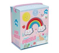 Floss & Rock Rainbow Fairy Shaped Puzzle, 60-Piece, 20 x 13-Inch, Multicolor