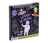 Floss & Rock Space Learn to Draw Sketchbook for 3 Ages and Up, 7.28-inch Length, Learning Materials