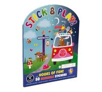 Floss & Rock Stick & Play Reusable Sticker Books for 3+ Year Olds Childrens Activity Book Adventure