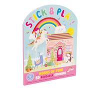 Floss & Rock Stick & Play Reusable Sticker Books for 3+ Year Olds Childrens Activity Book Rainbow Fairy