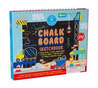 Floss & Rock Wipeable Chalkboard Sketchbook - Construction in Blue Floss & Rock Blue
