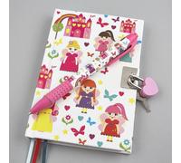 Floss & Rock Women's Children's Lockable Secret Diary Notebook - Fairy Palace Floss & Rock Multicolor