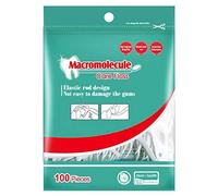 Floss Sticks Dental Floss Picks Complete Clean,2 in 1 Dental Toothpick Polyethylene Resistant Dental（100Pcs）