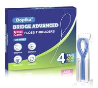 Floss Threaders Dental Floss for Braces, Bridges, and Implants 100 Count