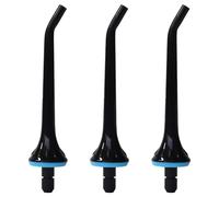 Flosser Replacement Tips for Hangsun, Nicwell, COSLUS, Mospro, Zerhunt Water Flosser, Oral Irrigator Jet Tip Nozzel Black, 3 Pack