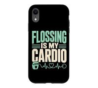 Flossing Is My Cardio Dental Hygienist Case for iPhone XR