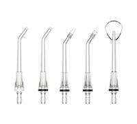 FlossJet Water Dental Flosser for Teeth Cordless with 300ML 4 Cleaning Modes 5 Jet Tips Portable Oral Irrigator USB-Powered Electric Flosser IPX7 Waterproof Irrigator Dental for Home (Clear)