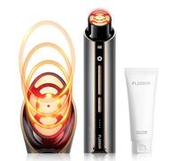 FLOSSOM Facial Toning Device, 3-in-1 Beauty Massager, 5 Intensity Levels Adjustable, Face + Eye 2 Modes for Skin Firming, Smoothing and Absorption Boosting