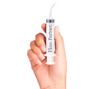 FlossPartner Dental Pick Water Flosser. Smallest Cordless Portable Pocket Size. Teeth Braces Gums Breath. Easy Carry Effective Reusable. Travel W