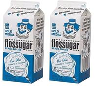 Flossugar Blue Raspberry Candy Floss Sugar, 1.47kg (Pack of 2)