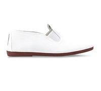 Flossy Style Womens White Arnedo Slip on Plimsoll