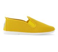 Flossy Womens Citizen Shoes - Yellow Canvas - Size UK 2