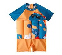 Flotation Swimwear, Beach Sport Shark Swimsuit, Learn to Swim Suit Floatation, Summer Sun Protection Floating Swim Vesrt Floating with Adjustable Buoyancy, Buoyancy Training Outfits (Yellow, 100)