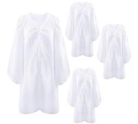 Flotory 4 Pack Kids Choir Robes Child Judge Robes Costume Graduation Gown for Boys Girls Baptism Church Pastor Judge