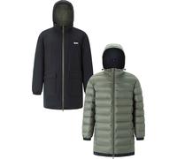 Flotte - Long reversible jacket - Varennes Ombre/Kaki for Men - Size M - Black Black M