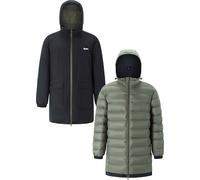 Flotte - Long reversible jacket - Varennes Ombre/Kaki for Men - Size S - Black Black S