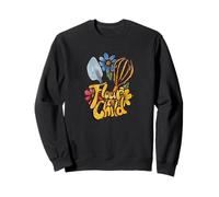 Flour Child Baker Illustration Cute Baking Sweatshirt