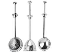 Flour Duster Baking, Powdered Sugar Wand Shaker, Stainless Steel Sieve Powder Ball Telescopic Tool, Spoon Powder Sugar Duster, Handed Flour Dusters, Dust FlourSifter for Powdered Sugars Flours Spices