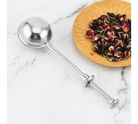 Flour Duster For Baking,Stainless Steel Sieve Powder Ball Telescopic Tool,Powdered Sugar Shaker Duster,Dusting Wand For Sugar Flour And Spices,Flour Powder Filter Spoon,Tea Infuser For Loose Tea