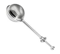 Flour Duster for Bread Baking - Spring-Operated Handle Stainless Steel Strainer | Powdered Sugar Shaker Duster - for Cinnamon Salt Pepper Spices Tea Cocoa Spices