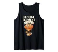 Flour & Ferment Baker Power Artisan Bread Lover Making Homem Tank Top