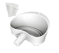 Flour Funnel, Effortless Baking & Cooking, Silicone Material, Water Mixing Funnel, Stand Mixer Attachment, Practical & Time-Saving, For Oil Jam Egg Liquid Canning Dough