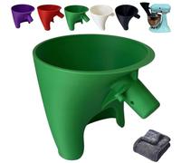 Flour Funnel for Kitchen Aid Mixer, Stand Mixer Attachment, Plastic Powder Funnel with Easy-Pour, Diameter Enables Guided Pouring for Both Flour and Egg Liquid, Easy Pouring Design(Green)