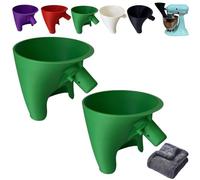 Flour Funnel for Kitchen Aid Mixer, Stand Mixer Attachment, Plastic Powder Funnel with Easy-Pour, Diameter Enables Guided Pouring for Both Flour and Egg Liquid, Easy Pouring Design(2PCS-Green)