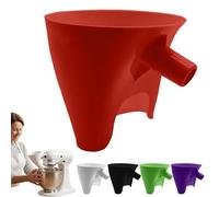 Flour Funnel for Kitchen Aid Stand Mixer, Plastic Funnel with Easy-Pour Attachment Fits KSM150 5-Quart Tilt-Head Mixers, Mess-Free Baking Accessory for Baking Essentials (E)