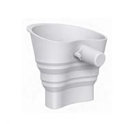 Flour Funnel for Kitchen Mixer, Countess Flour Funnel for Kitchen Tilt-head Stand Mixers (4.5-5 Quart Models, KSM150) (White)