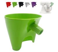 Flour Funnel for Kitchen Stand Mixer, Plastic Funnel with Easy-Pour Attachment Fits KSM150 5-Quart Tilt-Head Mixers(GREEN1PCS)