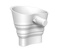 Flour Funnel Stand Mixer Attachment with 30 Degree Angled Spout 30 Degree Angled Space Saving for Accessories Food Grade Flour Funnel