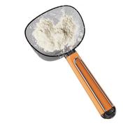 Flour Measuring Spoon,Rice Measuring Spoon | Multipurpose Ice Scoop - With Stainless Clip, Multipurpose Use, Ice Scoop, Long Handle for Pet Food, Cereal and Retorno