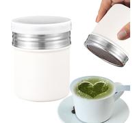 Flour Shaker, Coffee Powder Dispenser Chocolate Shaker Dispenser Baking Seasoning Jars Icing Sugar Salt Cocoa Flour Coffee Shaker Sifter for Kitchen Craft