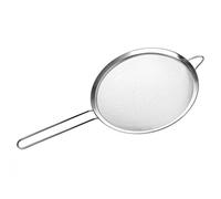 Flour Sieves Fine Screen Filter Kitchen Baking Tool Rice Sieves Stainless Steel Texture Baking Tool for Powder Fat Skimmer Spoon Ladle