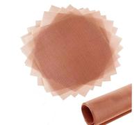 Flour Sifter 1PCS 10-200 Mesh Copper Wire Filter Screen Sheet for Filtration Gasket Making EMI RFI Shielding Anti-Rodent Crafting Fabric Sieve Stainless Steel(40mesh,15x15cm)