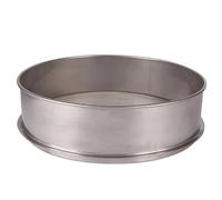 Flour Sifter 1PCS Diameter 30CM Height 10CM 304 Stainless Steel Sieve for Electric Vibrating Machine Optional Mesh Sieve Stainless Steel(30 MESH)