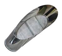 Flour Sifter, Flour Sifter Scoop Garden Rush Metal Pan Sifting Mesh Digging Treasure Detecting Transplanter Sand Potted