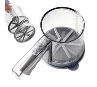 Flour Sifter,Handheld Powder Sifters - Semi-Automatic Sieve Stainless Steel Duster for Restaurant Utensil Home Kitchen Cakes Sugar Cooking