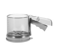 Flour Sifter | Stainless Steel Fine Mesh Baking Sifter - Double Layer Sieve Semi-Automatic Duster for Kitchen Home Cooking Utensil Restaurant Sugar Cakes