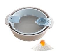 Flour Strainer,Stackable Trimming Tray Kit - Sieve Strainer Flour Sifter Pan Set, Lightweight Flour Sifter Tray, Pollen Collecting