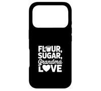 Flour Sugar Grandma Love Cute Baking Quote Case for iPhone 17 Pro