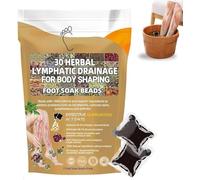 Flouris 30-Herb Detox Foot Bath Beads,Herbal Detox&Shaping Cleansing Foot Soak Beads,Herbal Detox Foot Soak Beads,Detoxing Herbs Foot Soak Beads for Relaxing and Soothing Body Sore Tired (1 Box)