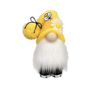 flouris Bee Plush Scandinavian Tomte Nisse Dwarf Swedish Figurines Honey Bee Scandinavian Home Decor Farmhouse Bee Shelf Tiered Tray For Honey Bee Day