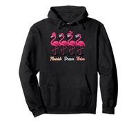 Flourish Dream Thrive Flamingo Uplifting Kindness Thrive Pullover Hoodie
